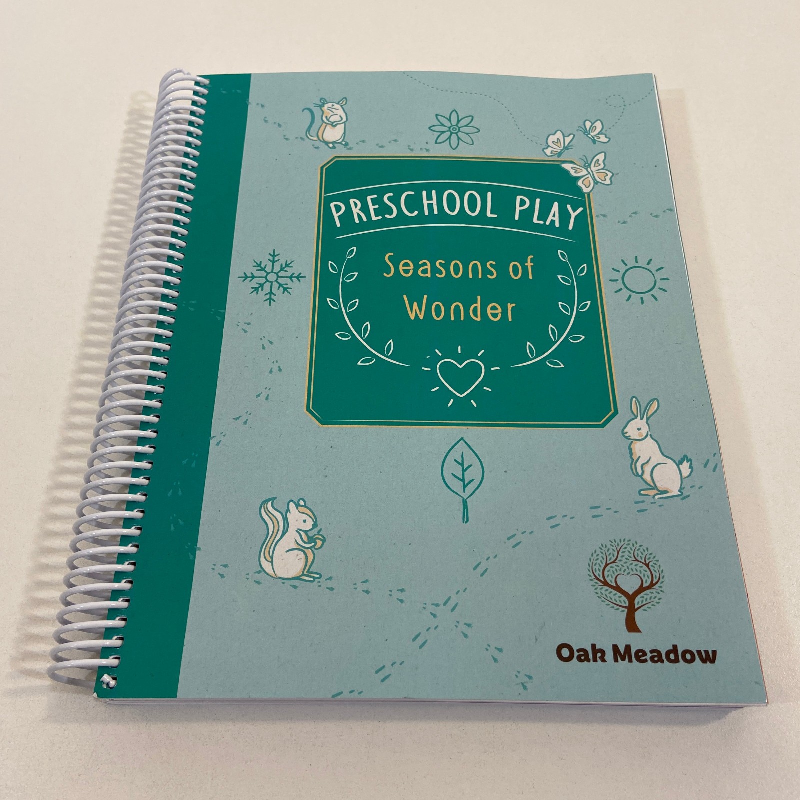 Oak Meadow Preschool Play Seasons of Wonder 2024 Spiral Bound Homeschooling