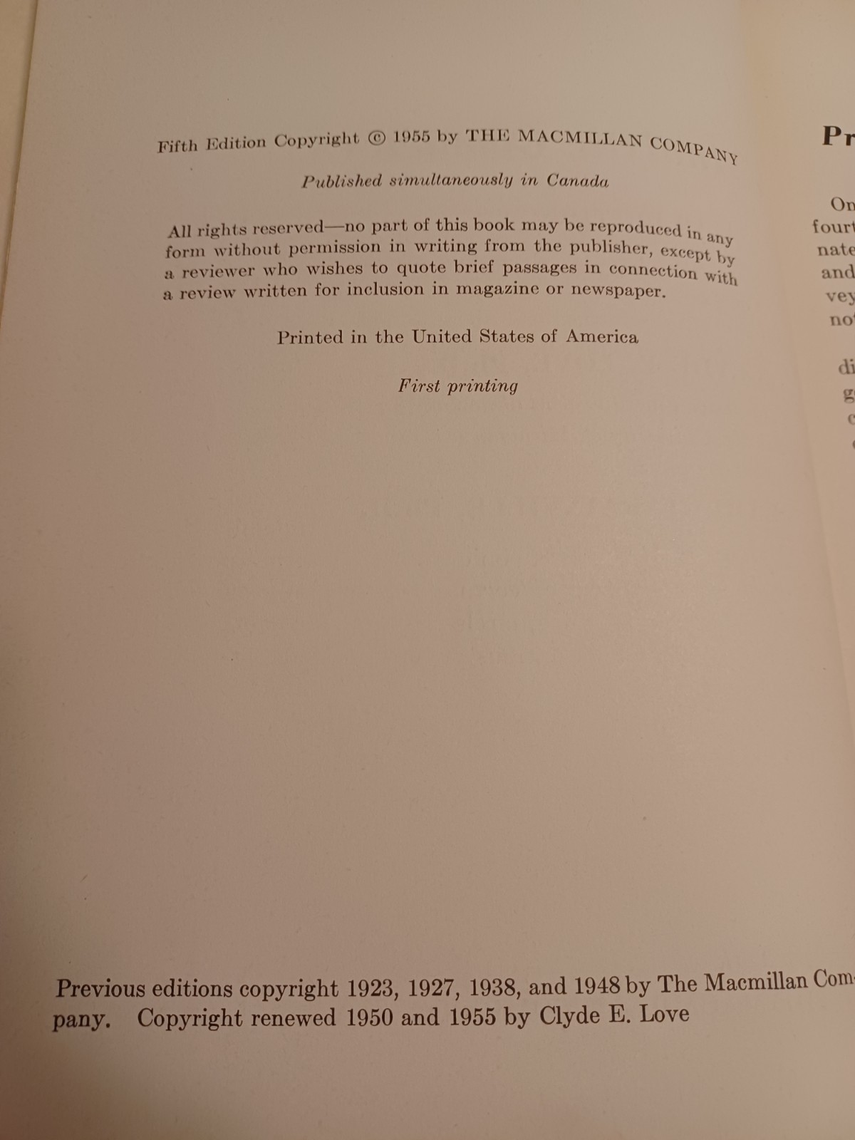 Analytic Geometry by Love & Rainville – 5th Edition 1st Printing 1955 Hardcover