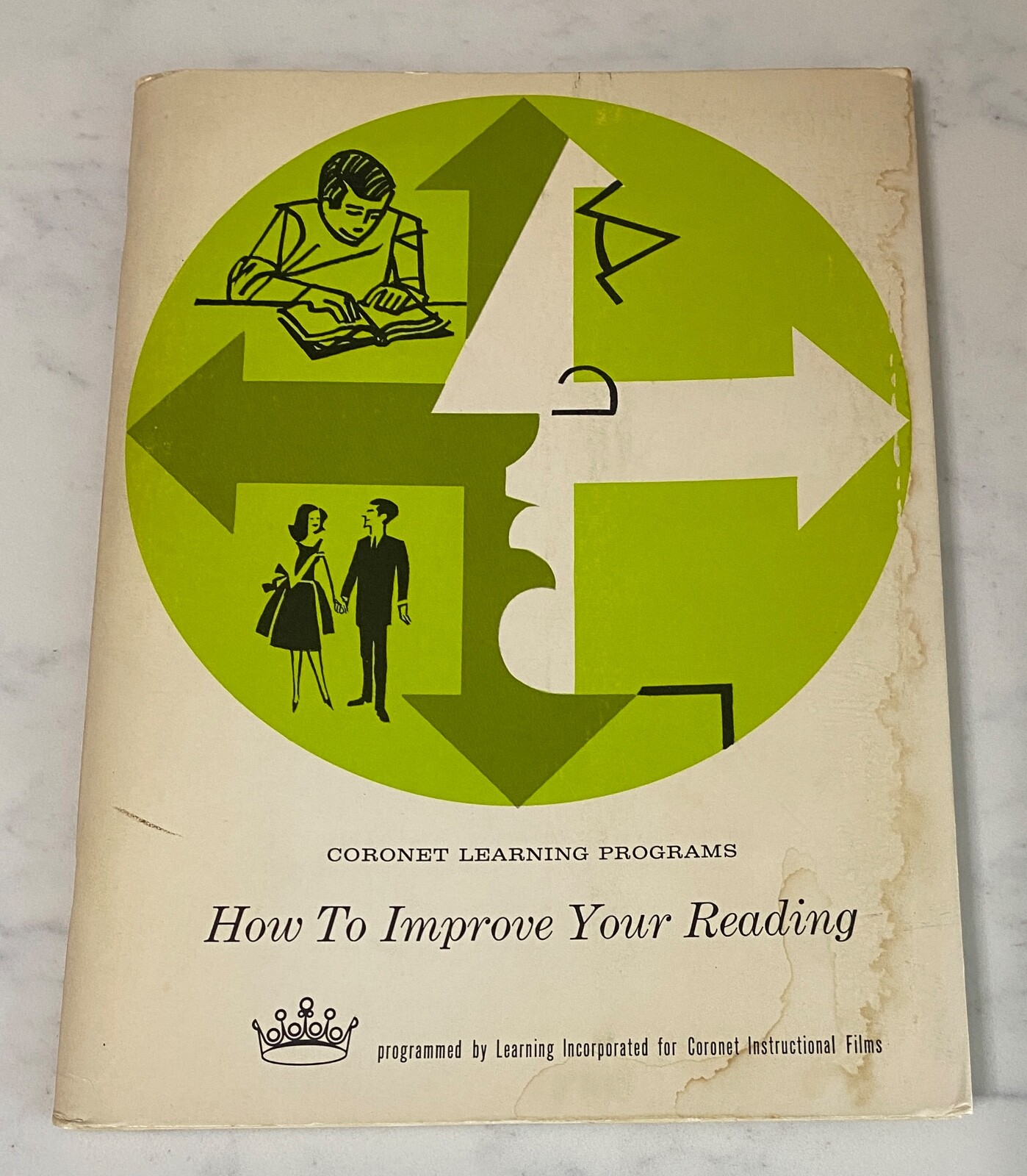 1967 Unused How to Improve Your Reading ~ Coronet Learning Programs workbook USA