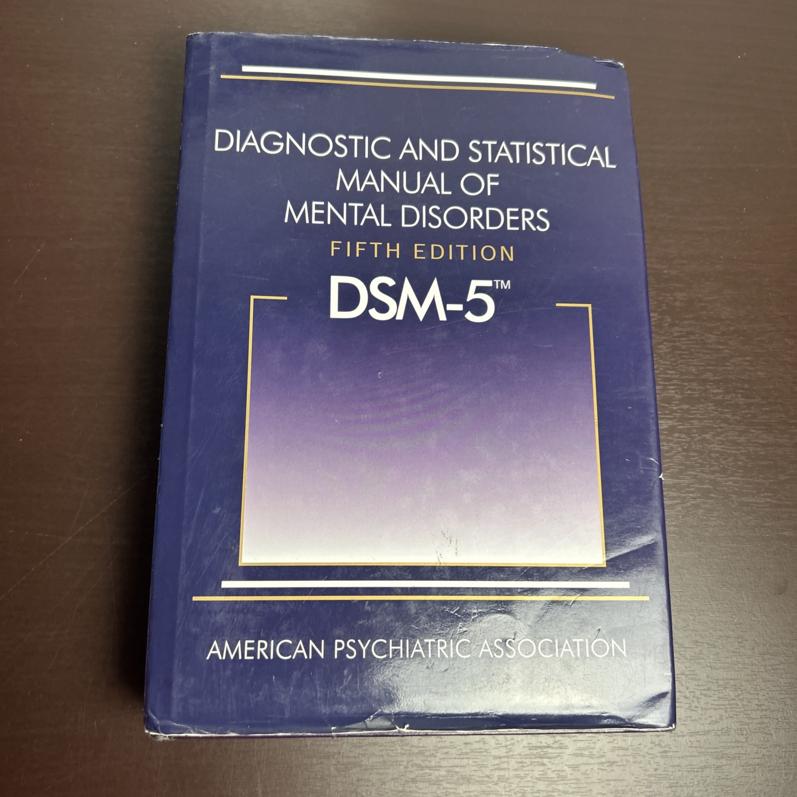Diagnostic And Statistical Manual Of Mental Disorders 5th Ed. DSM-5 HC Acceptabl