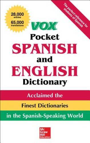 Vox Pocket Spanish-English Dictionary – Paperback By Vox – GOOD