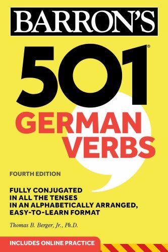 501 German Verbs, Sixth Edition Format: General/trade