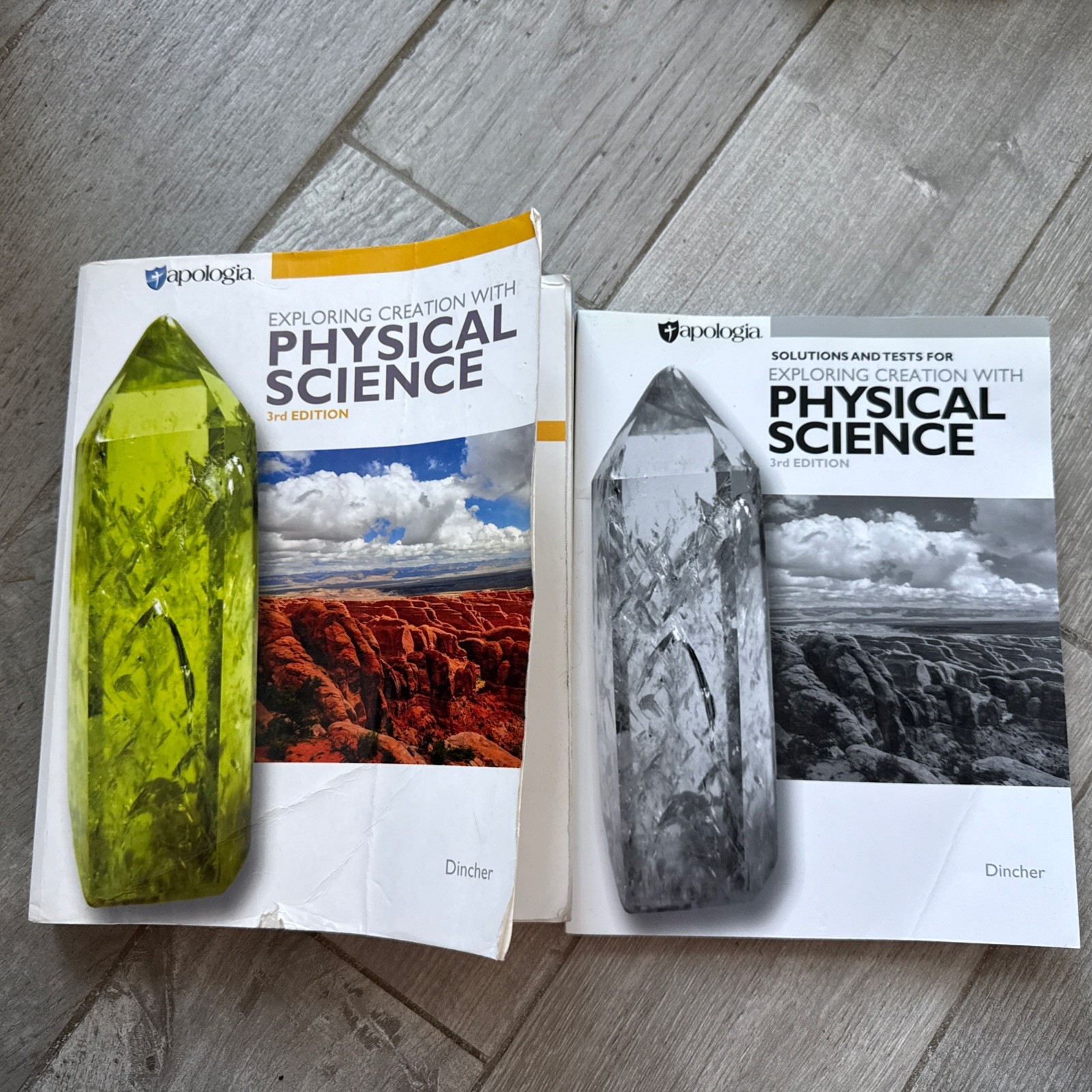 Apologia Physical Science 3rd Edition Homeschool Student Book And Solution/Test