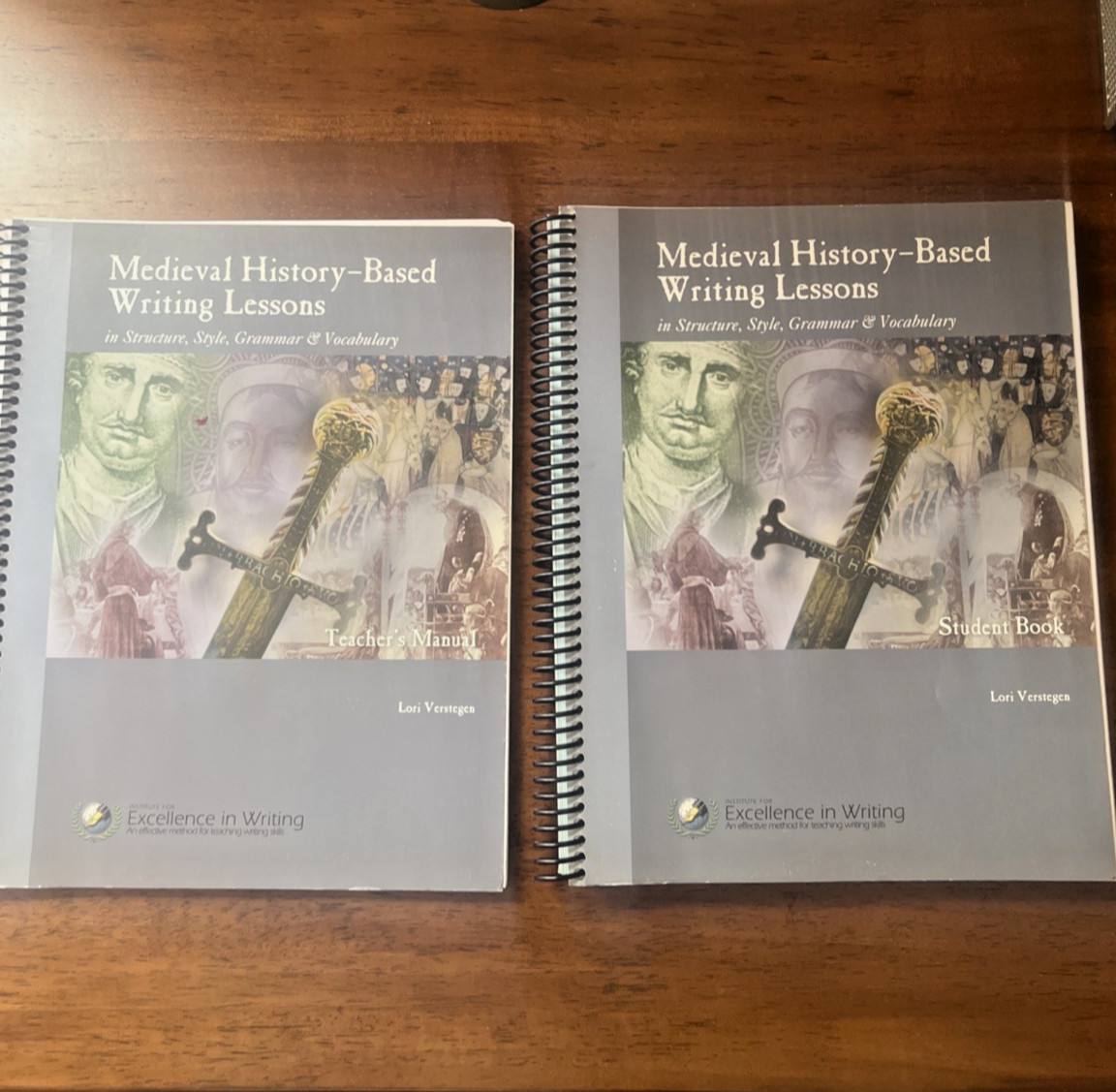 IEW Medieval History-Based Writing Lessons Student & Teacher Homeschool Books