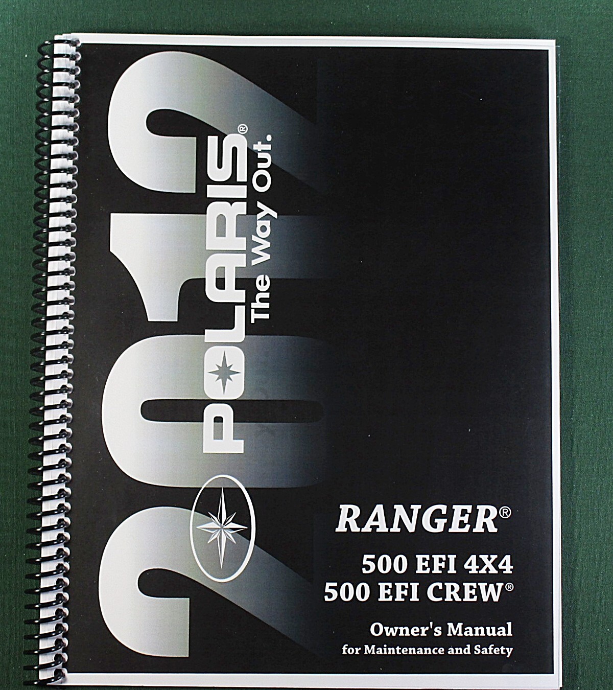2012 Polaris Ranger 500 EFI Crew Owner’s Manual: 93 Pages & Protective Covers!
