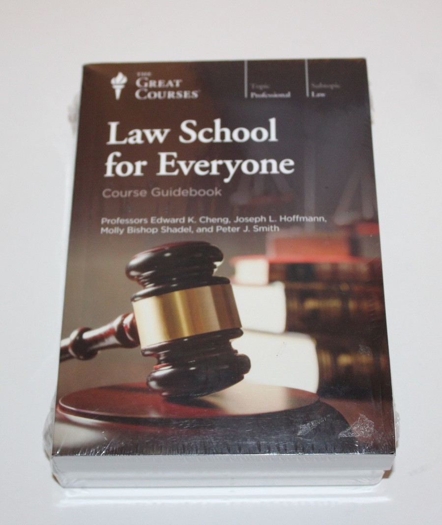 Law School for Everyone by Joseph L. Hoffmann Course Guidebook 8 DVD New