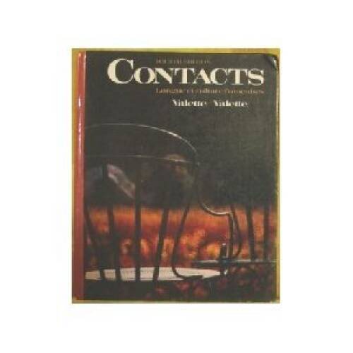 Contacts: Langue Et Culture Francaises/Book and 1 Audio Cassette – VERY GOOD