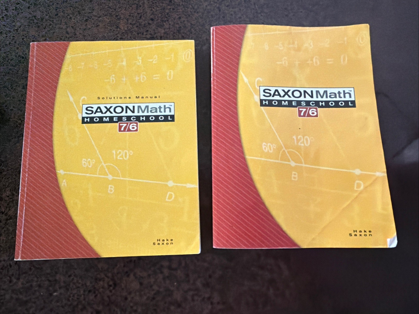 Saxon Math Homeschool 7/6 Textbook And Solution’s Guide