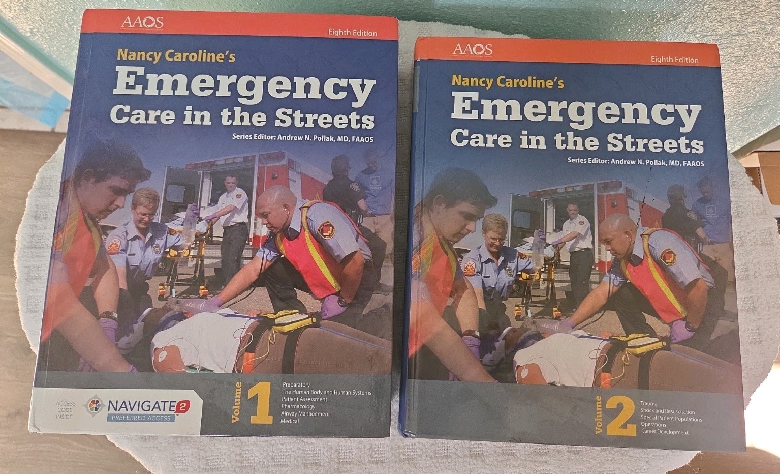 Nancy Caroline’s Emergency Care in the Streets Eighth Edition Volume 1 + 2 HC