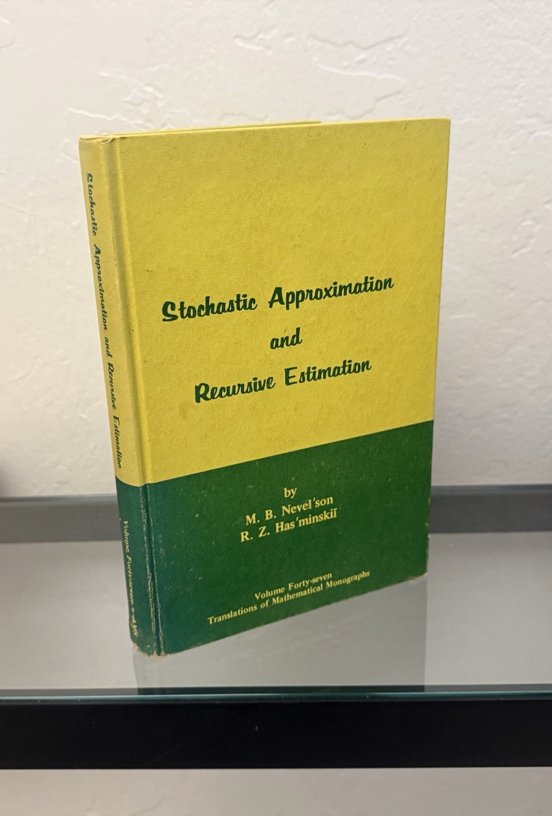 STOCHASTIC APPROXIMATION AND RECURSIVE ESTIMATION By Nevel-Son, M Borisovich HC