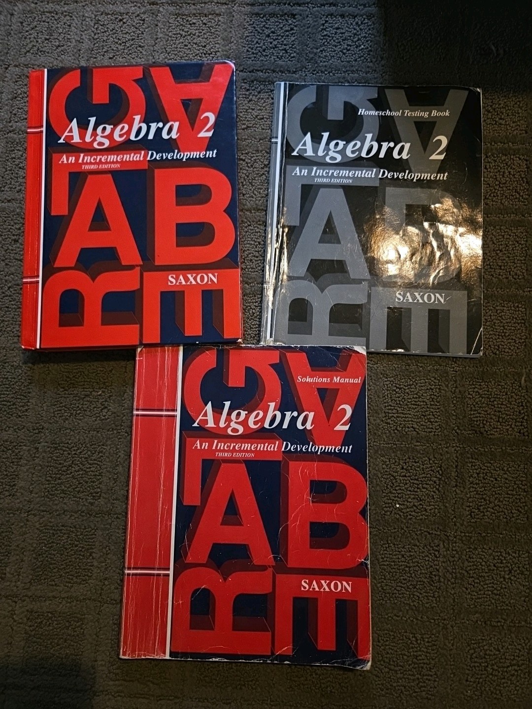 Algebra II an Incremental Development by John H. Saxon Jr. (Hardcover) SET