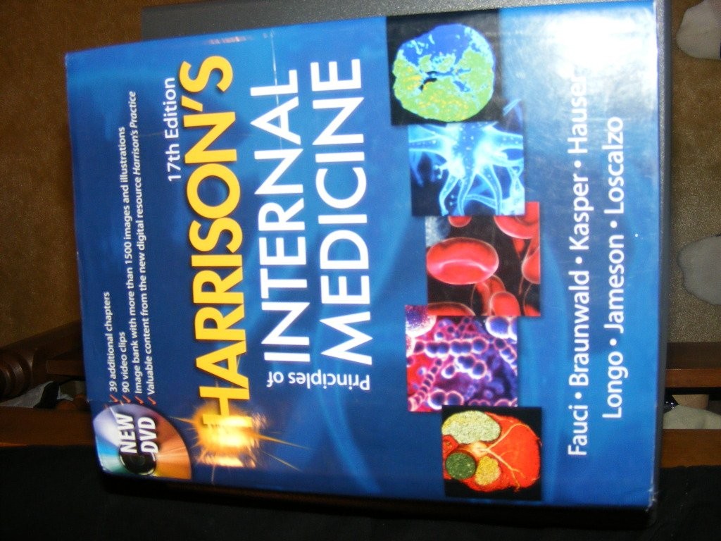 Harrison’s Principles of Internal Medicine, 17th Edition – hardcover Eugene …
