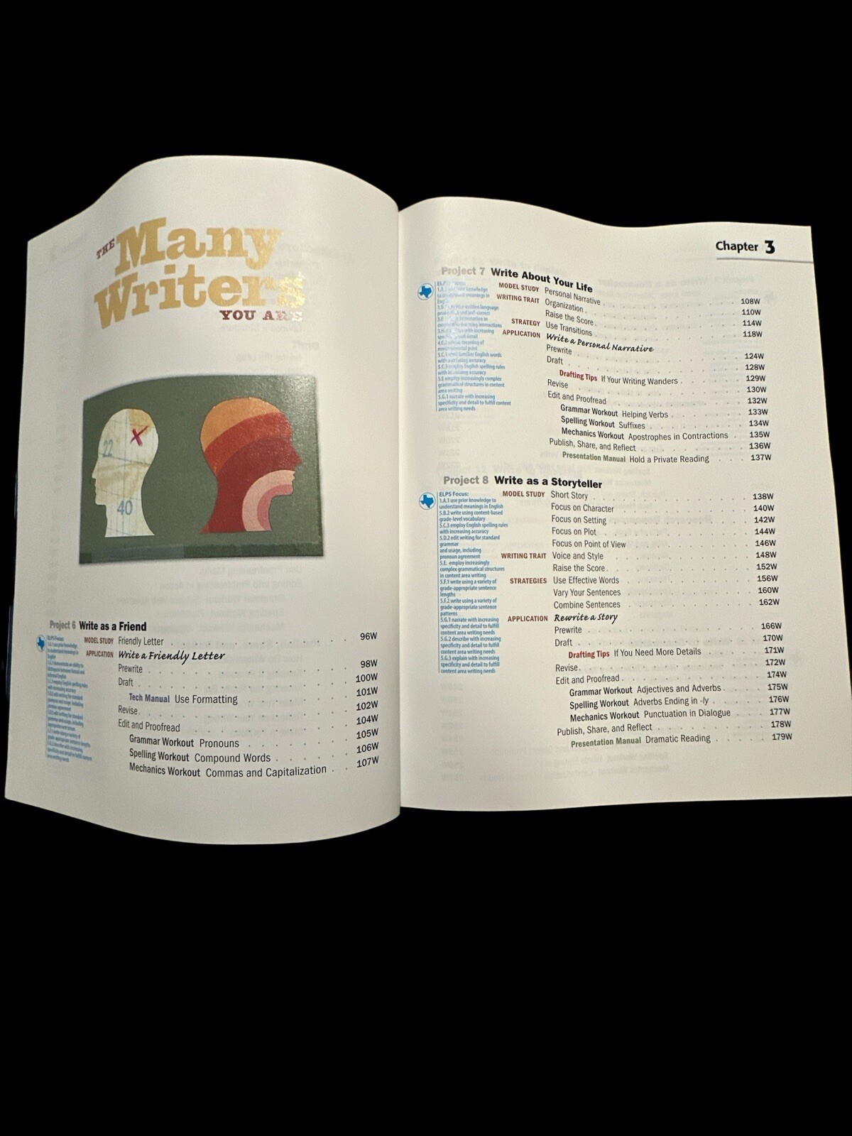 Inside, Language, Literacy,and Contant Level C, T X Writing Student Book