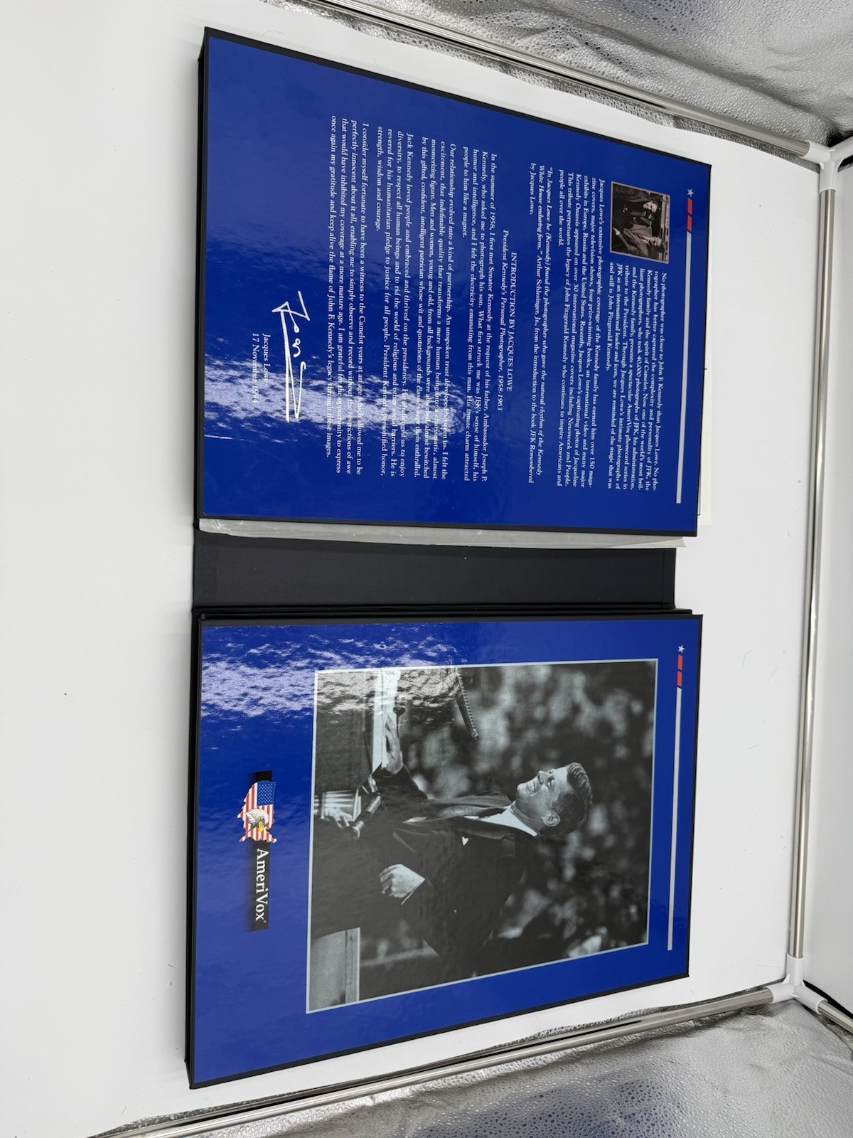 JFK AmeriVox Jacques Lowe Tribute Phonecard Series Complete Binder COA
