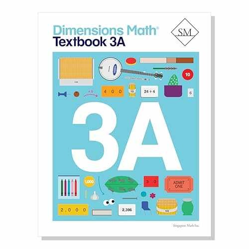 Dimensions Math Textbook 3A | – Paperback, by Singapore Math Inc. – Very Good o
