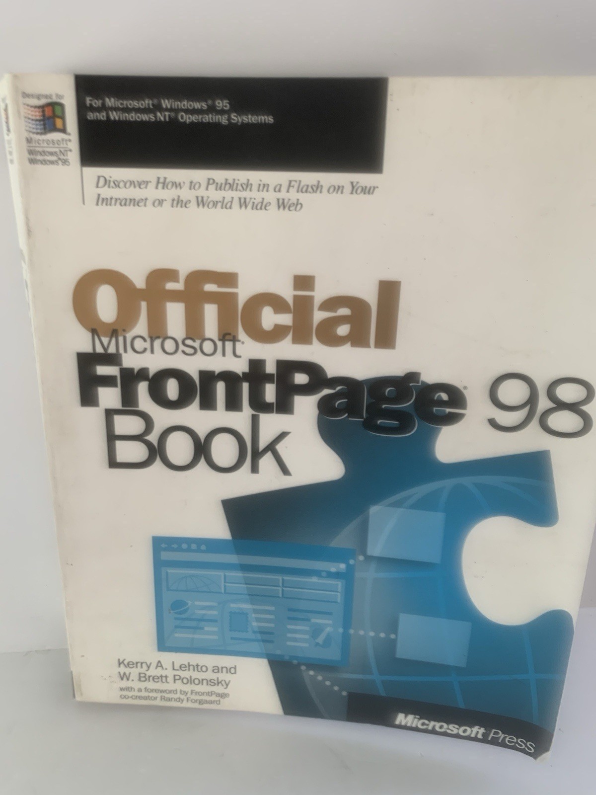 Official Microsoft FrontPage 98 Book – Paperback By Lehto, Kerry