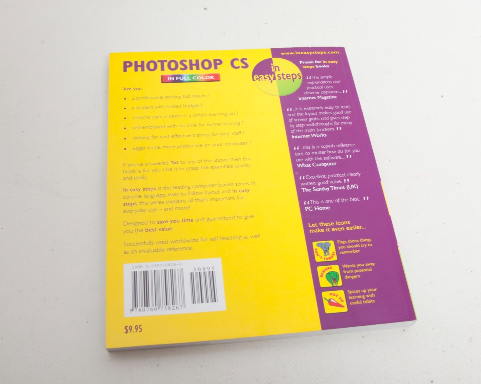 Vintage Photoshop CS in Easy Steps by Robert Shufflebotham – Full Color