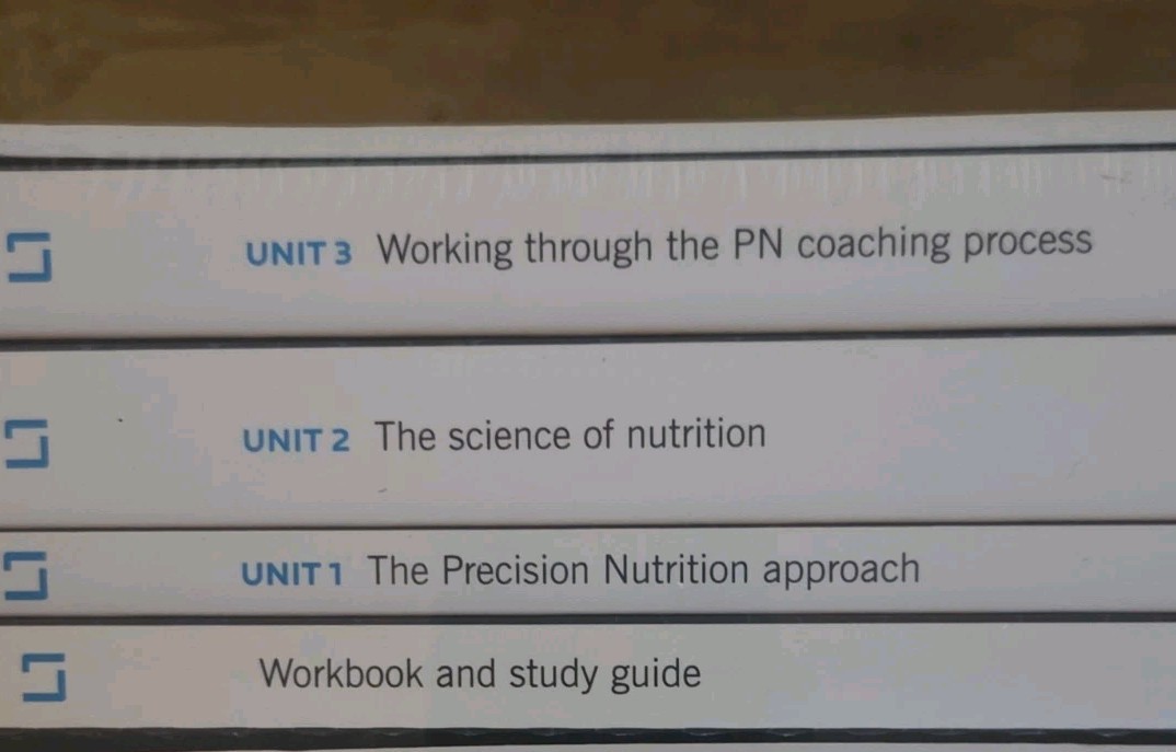 PN L1 Precision Nutrition Essentials of Nutrition and Coaching