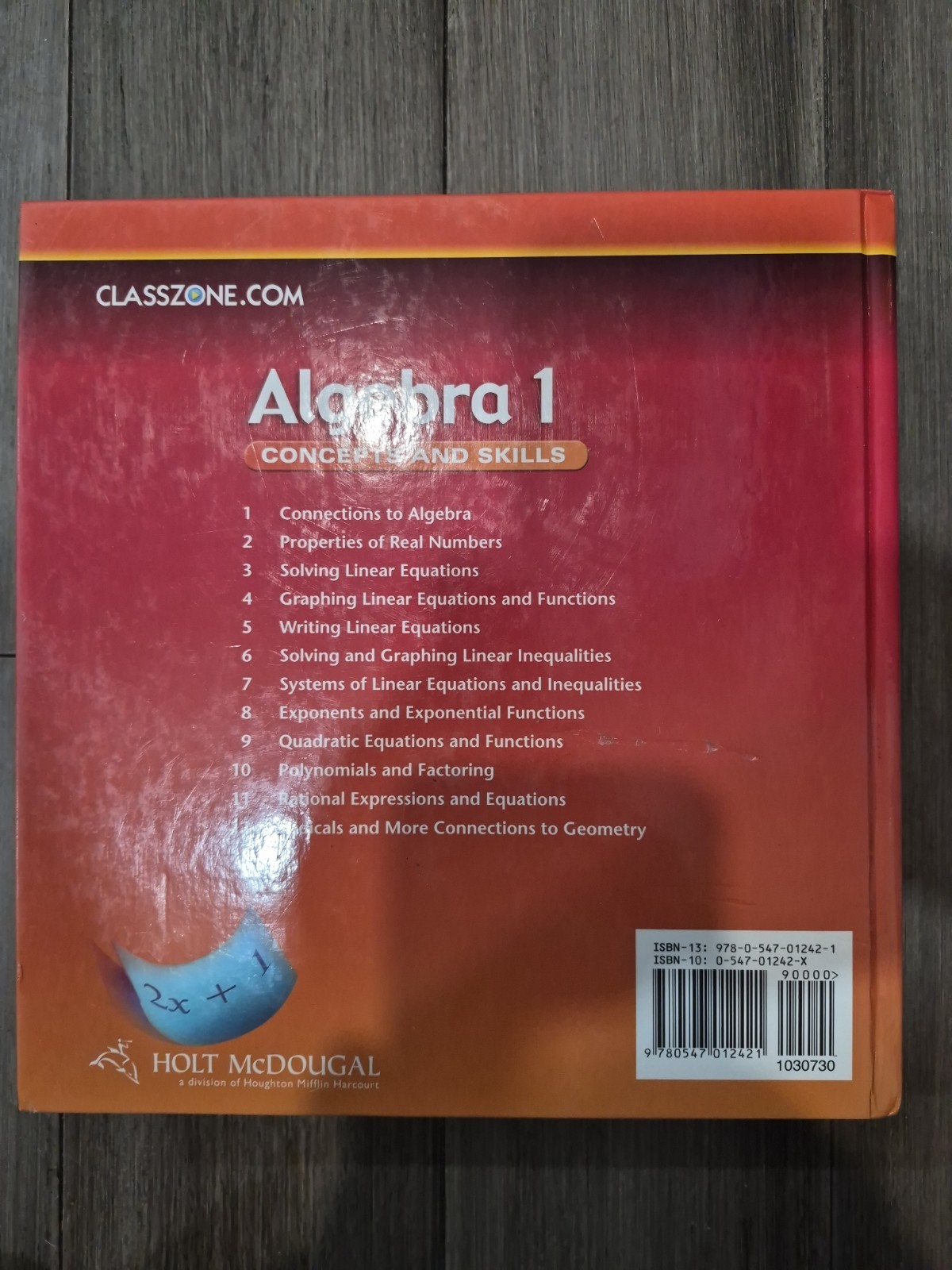 ALGEBRA 1 Concepts & Skills TEACHER’S EDITION (2010, Holt McDougal) Ron Larson