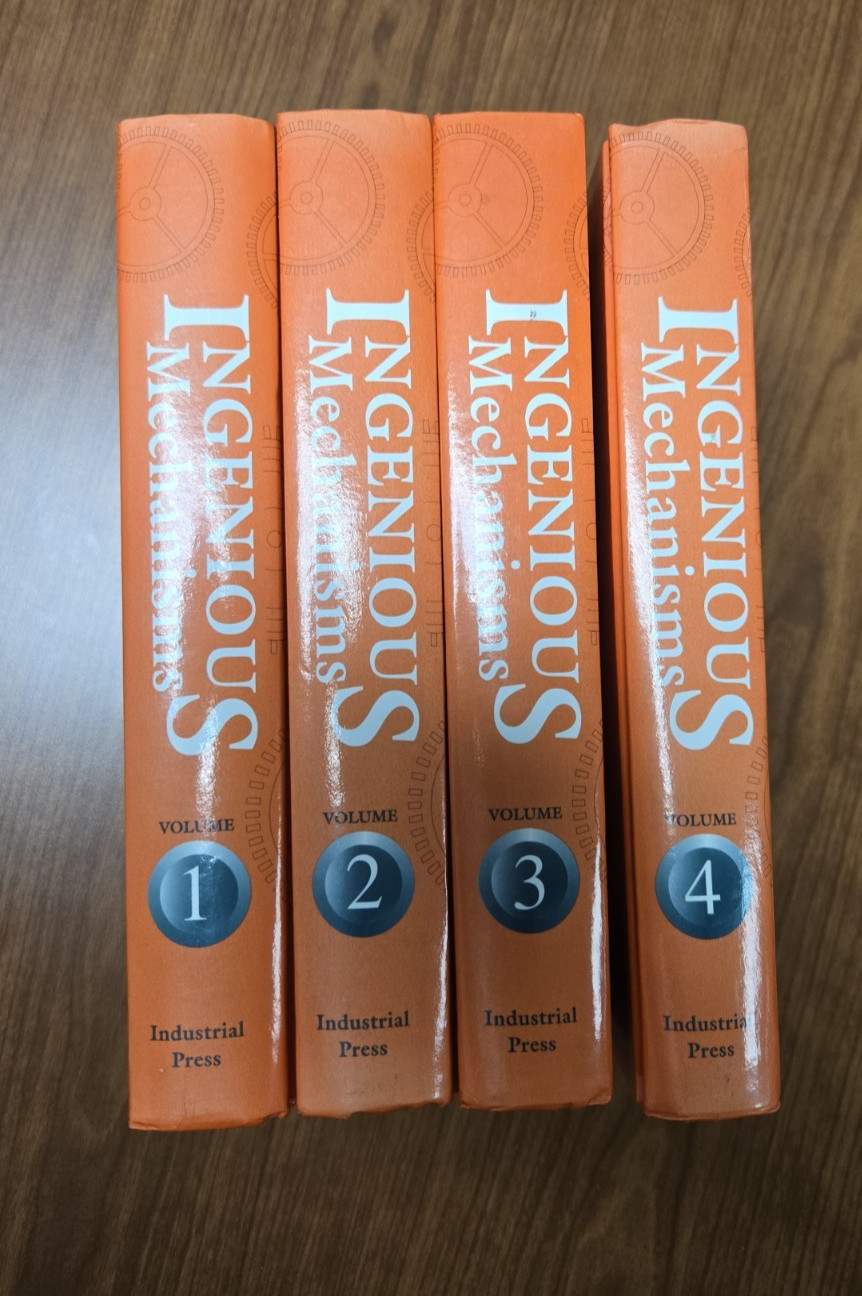 Ingenious Mechanisms Vol 1–4 Complete Set Franklin D. Jones Industrial Press