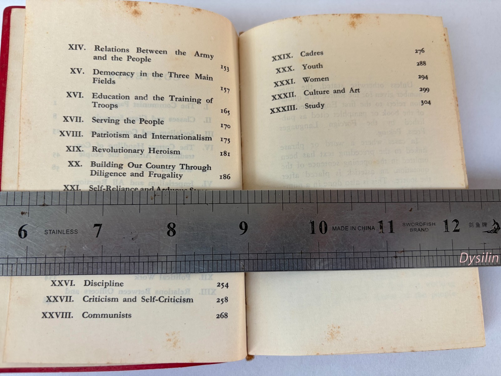 Full Edition Quotations From Chairman Mao Tse-Tung Little Red Book English O