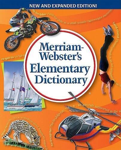 Webster’s Elementary Dictionary – Hardcover By Merriam-Webster – GOOD