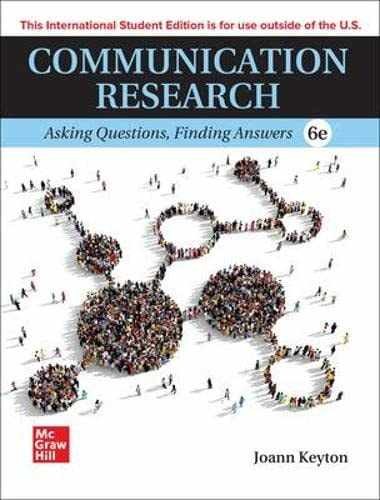 Communication Research Asking – Paperback, by Keyton Joann – Very Good