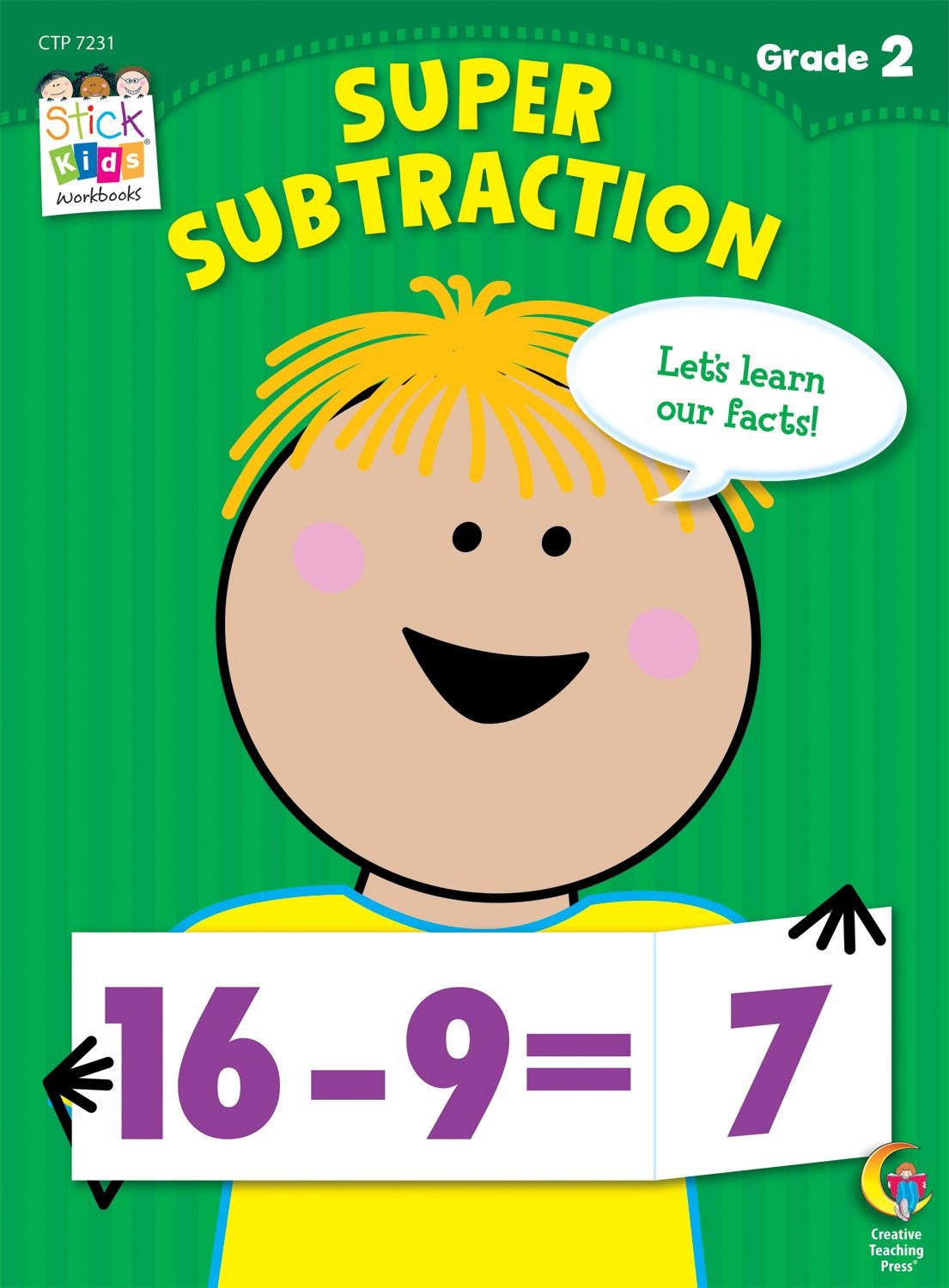 Super Subtraction Stick Kids Workbook, Grade 2 – Sweet, Janet – Acceptable -…