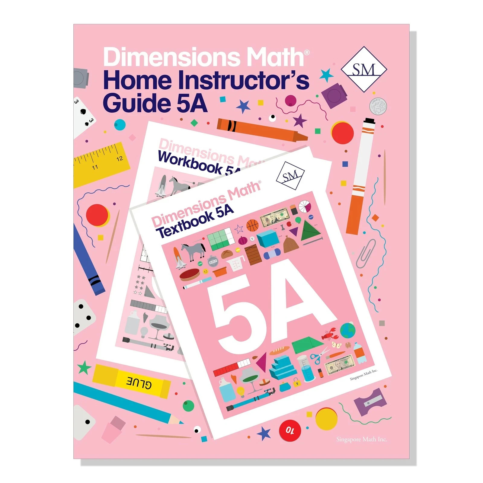 Dimensions Math Teacher’s Guide 5A | Singapore Math Inc. [Spiral-bound]