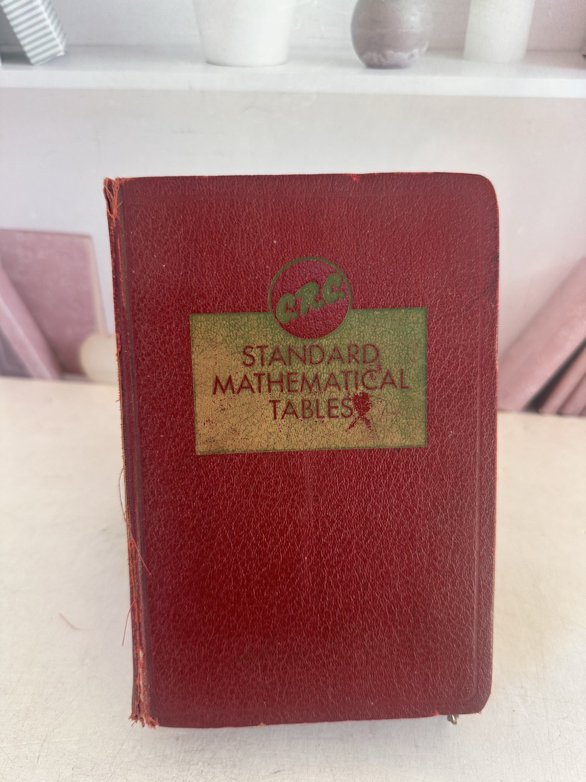 CRC Standard Mathematical Tables 12th Edition HC Chemical Rubber Publishing Co