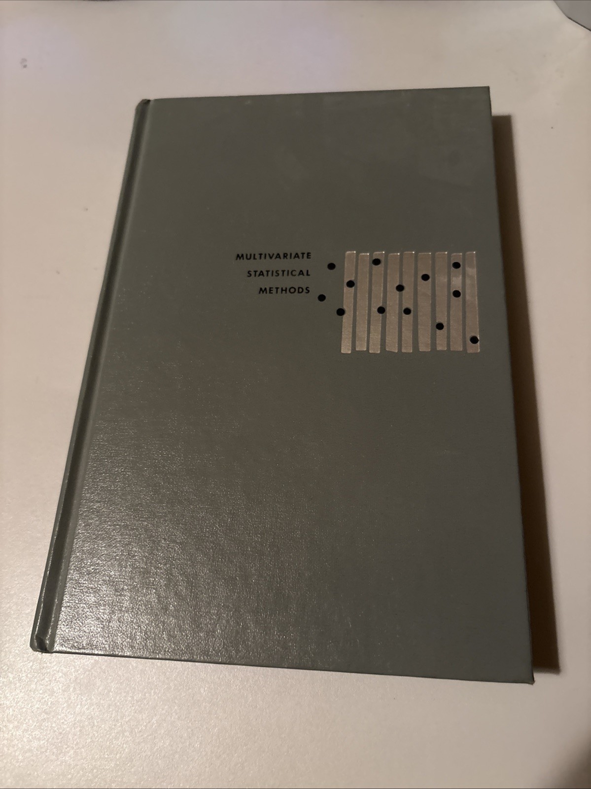 Multivariate Statistical Methods Hardcover Donald F. Morrison Second Edition