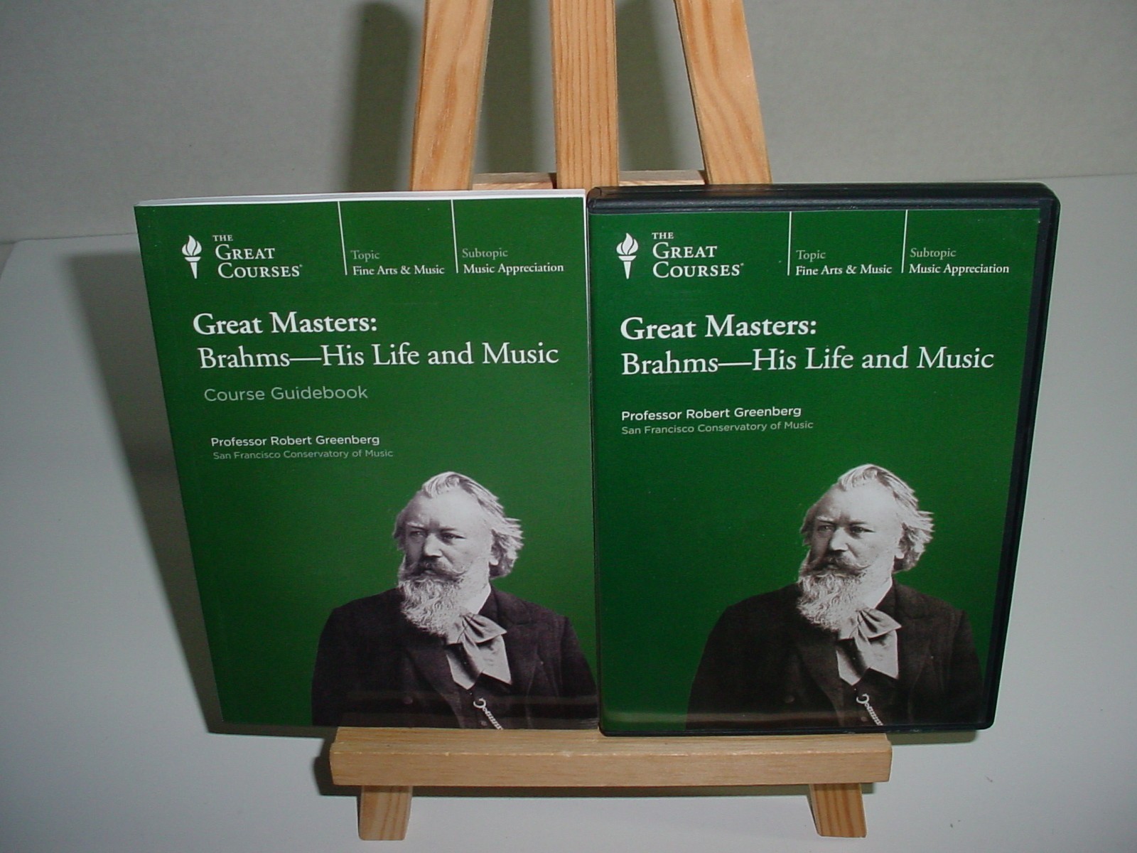 Great Masters: Brahms : His Life and Music by Robert Greenberg DVD and Guidebook