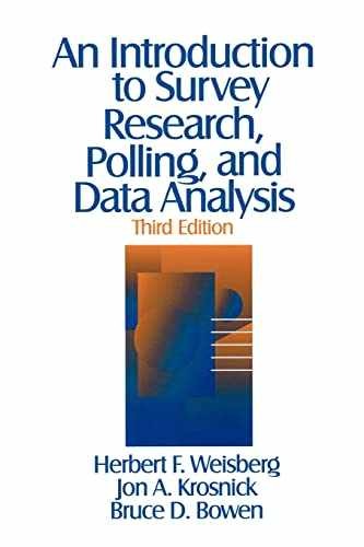 An Introduction to Survey – Paperback, by Weisberg Herbert F.; – Acceptable n