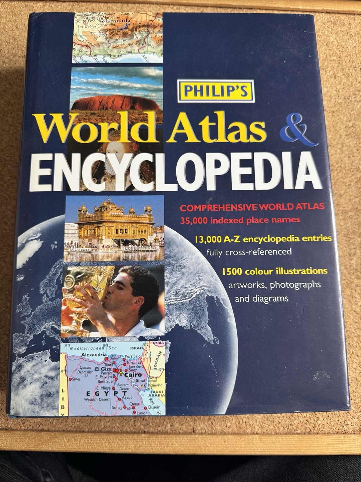 Philip’s Encyclopaedia and World Atlas Hardback Book. 744 Pages.