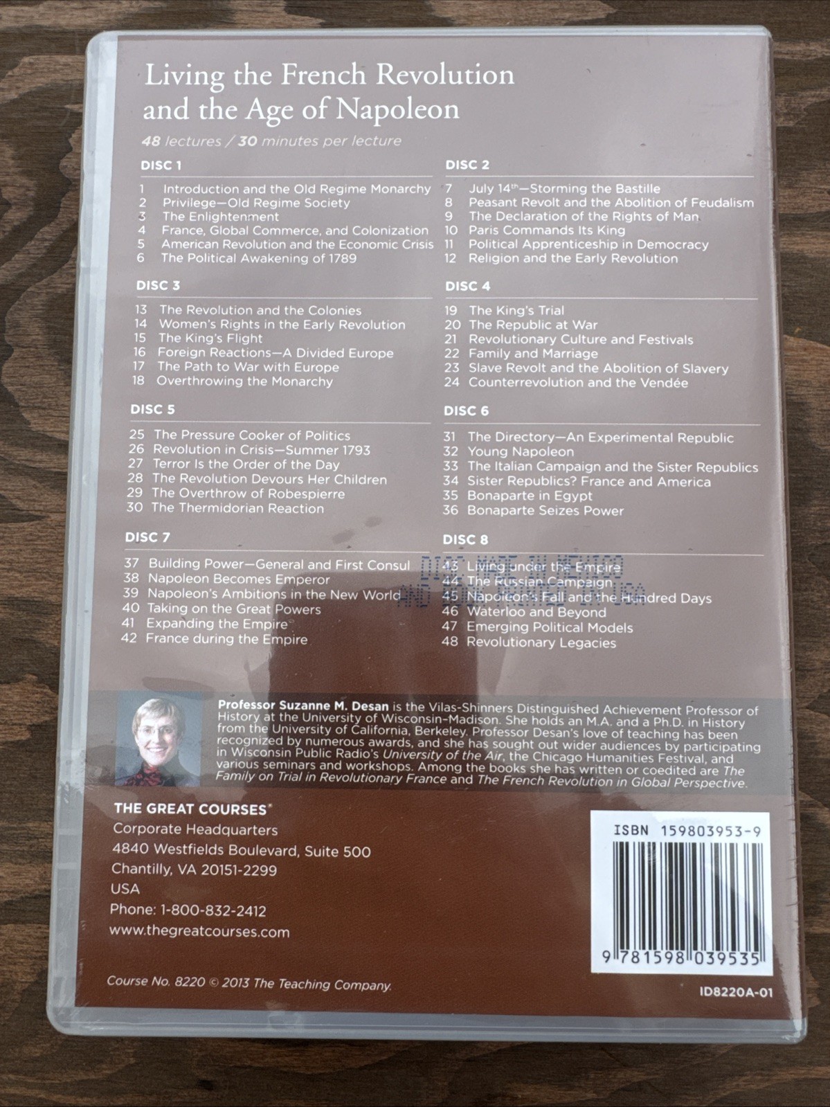 NEW! Great Courses Living the French Revolution & the Age of Napoleon DVD + Book