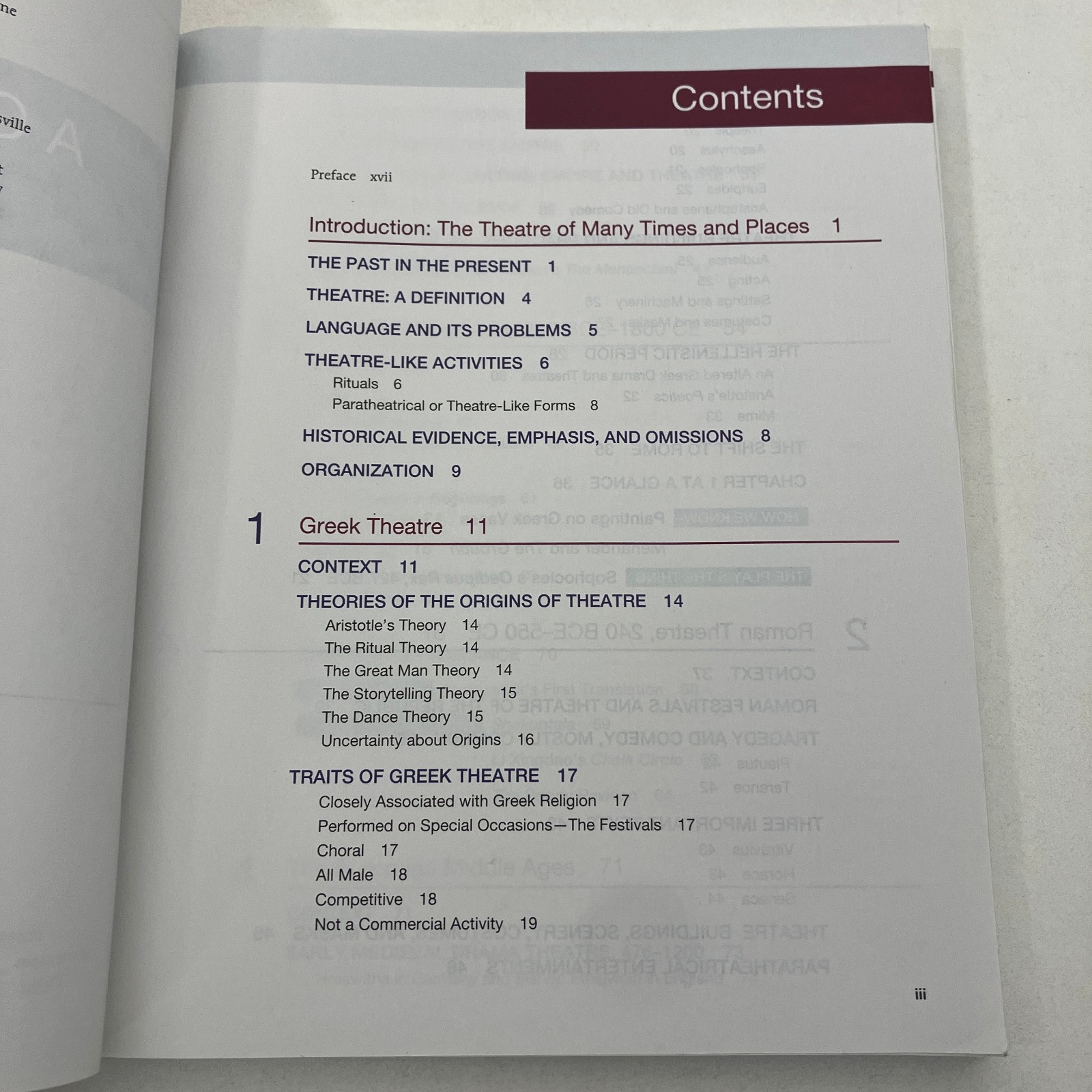 A Concise History of Theatre by Jim Patterson & Tim Donahue Pearson 2014 TPB