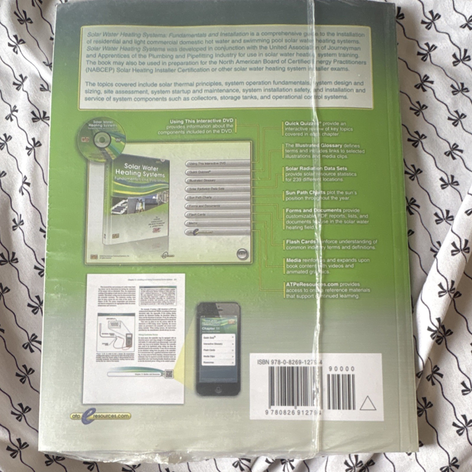 ATP Solar Water Heating Systems Textbook Trade Paperback with Interactive DVD