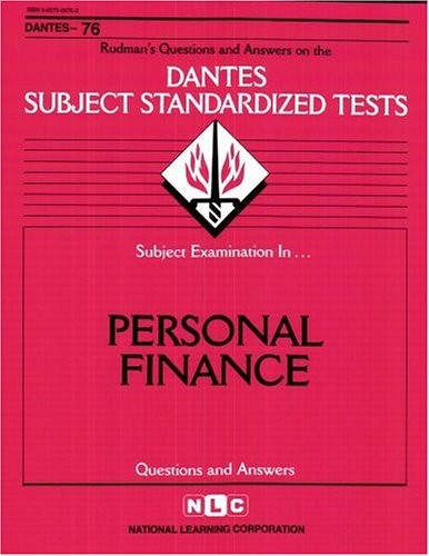 DSST PERSONAL FINANCE (PASSBOOKS) (DANTES SUBJECT By Jack Rudman **BRAND NEW**