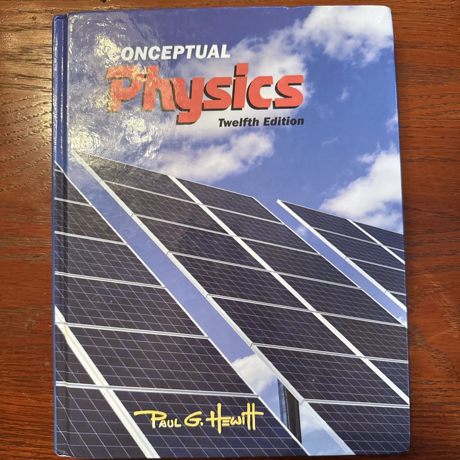 Conceptual Physics by Paul Hewitt TEXTBOOK + PROBLEM SOLVING BOOK