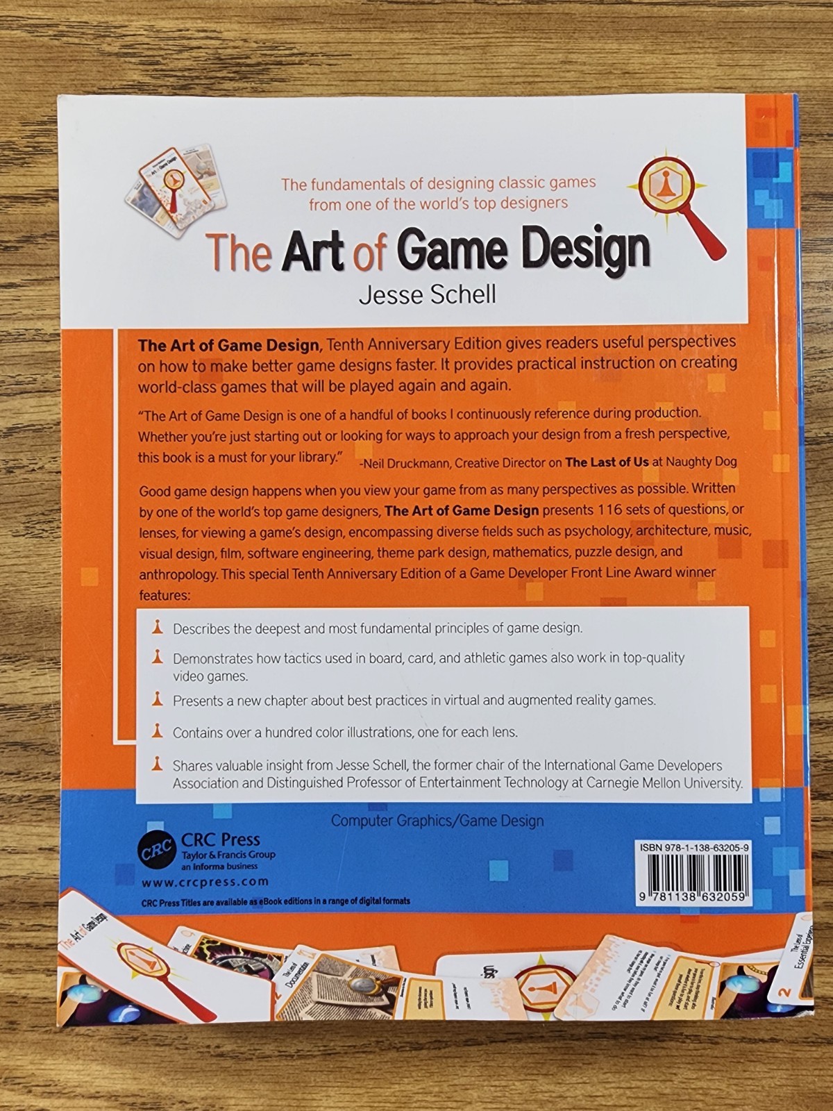 The Art of Game Design: A Book of Lenses, Third Edition “CLEAN No MARKS”