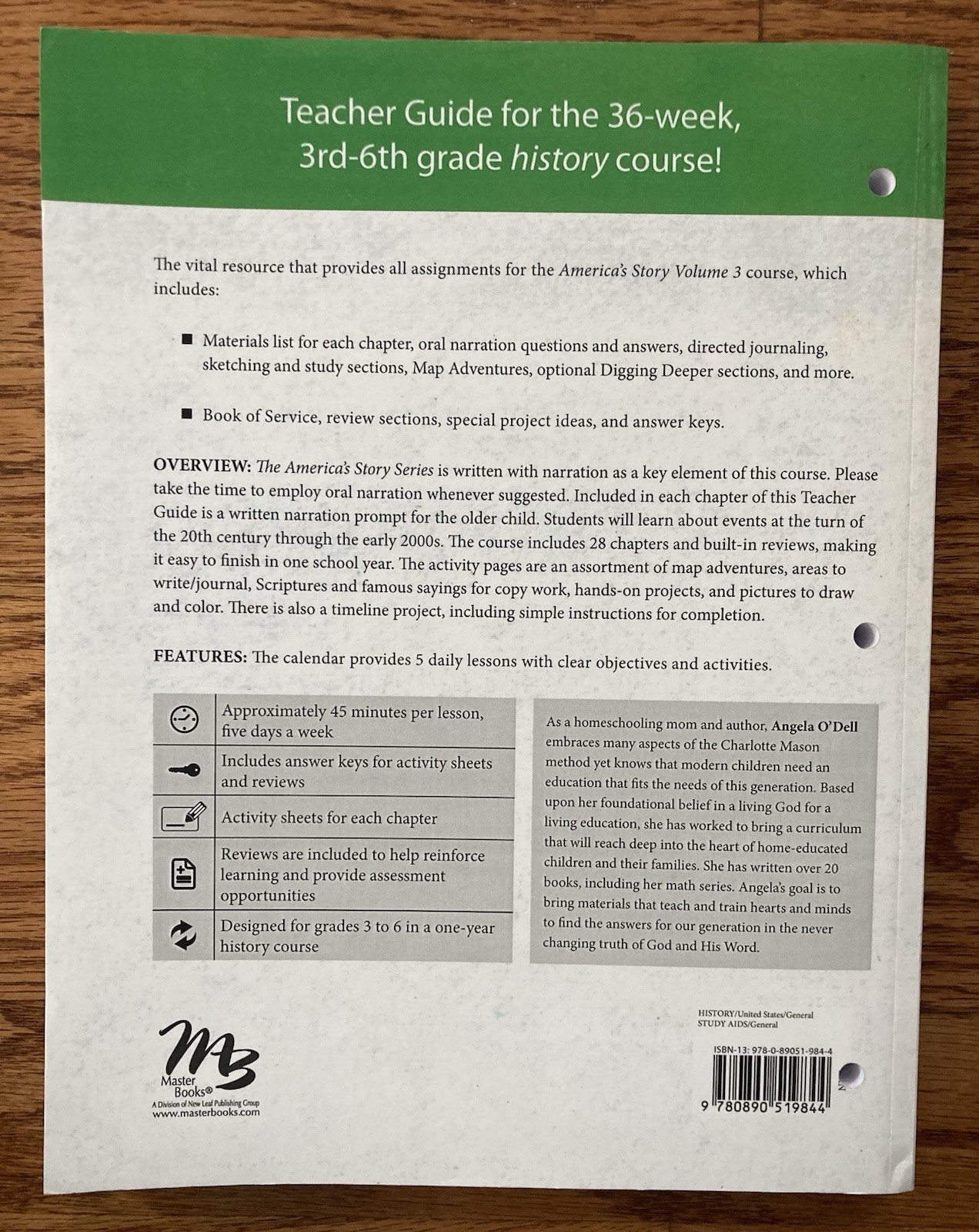 Master Books Americas Story 3 Teacher Guide
