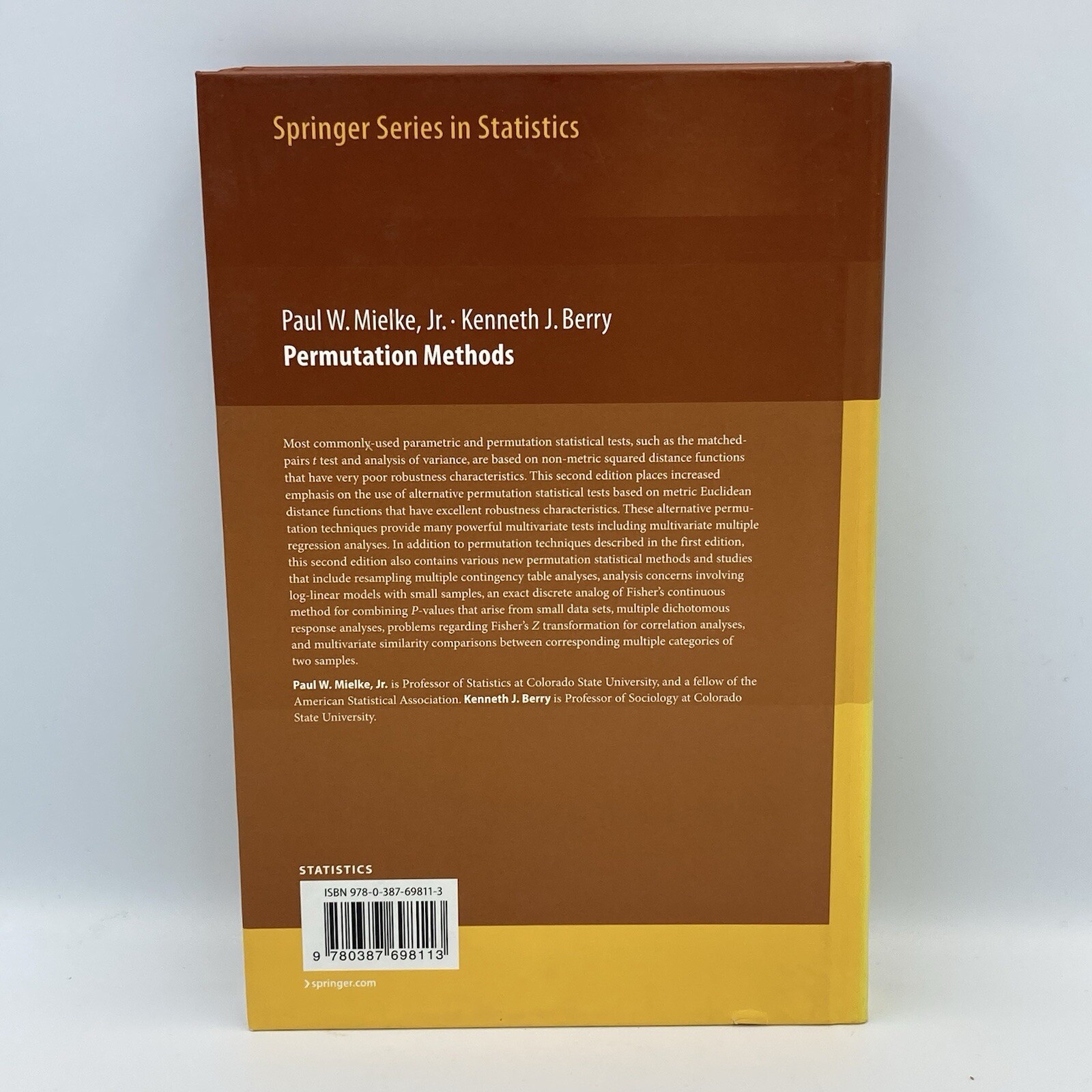 Permutation Methods A Distance Function Approach Second Edition Springer Series