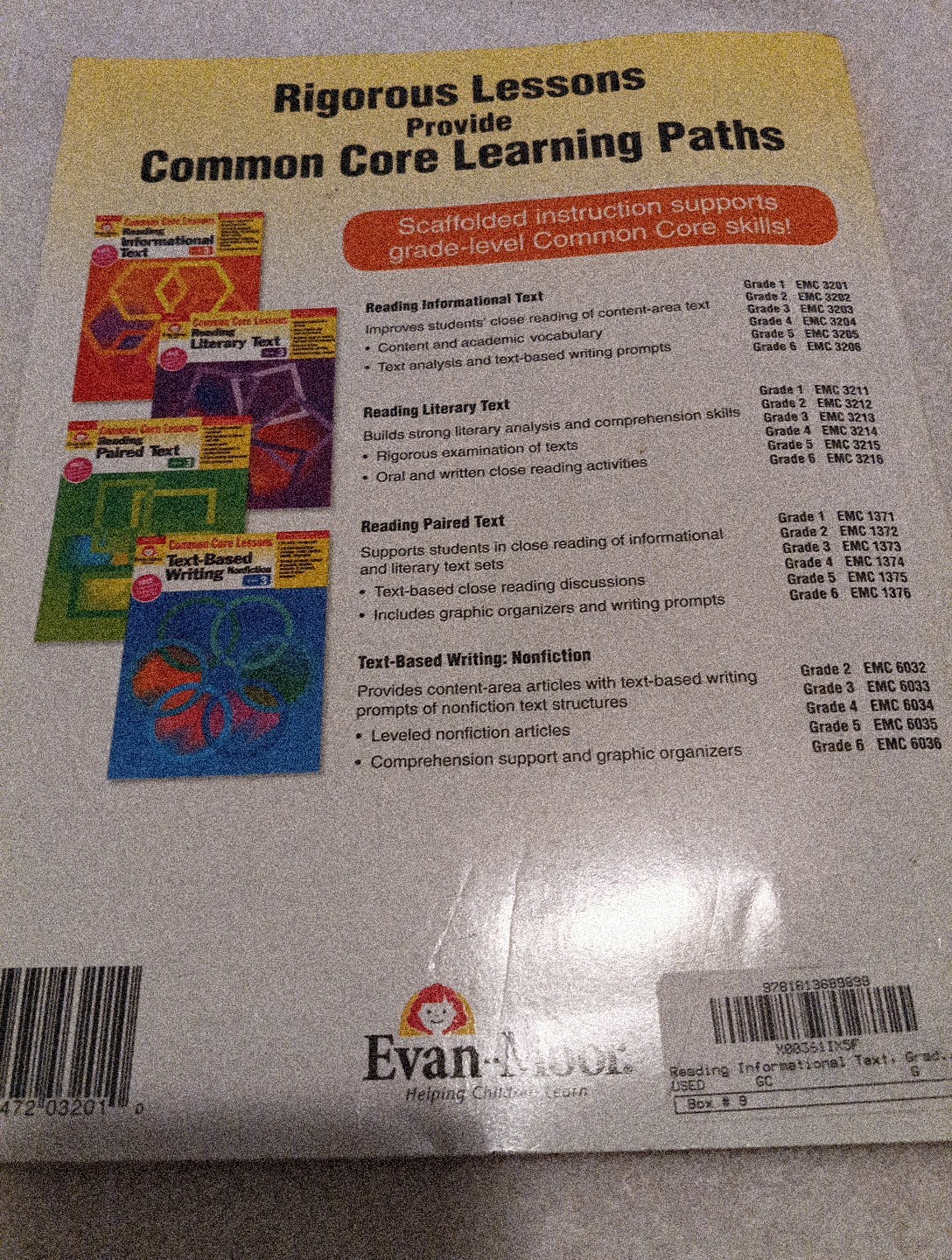 Common Core Lessons Read Informational Text Grade 1