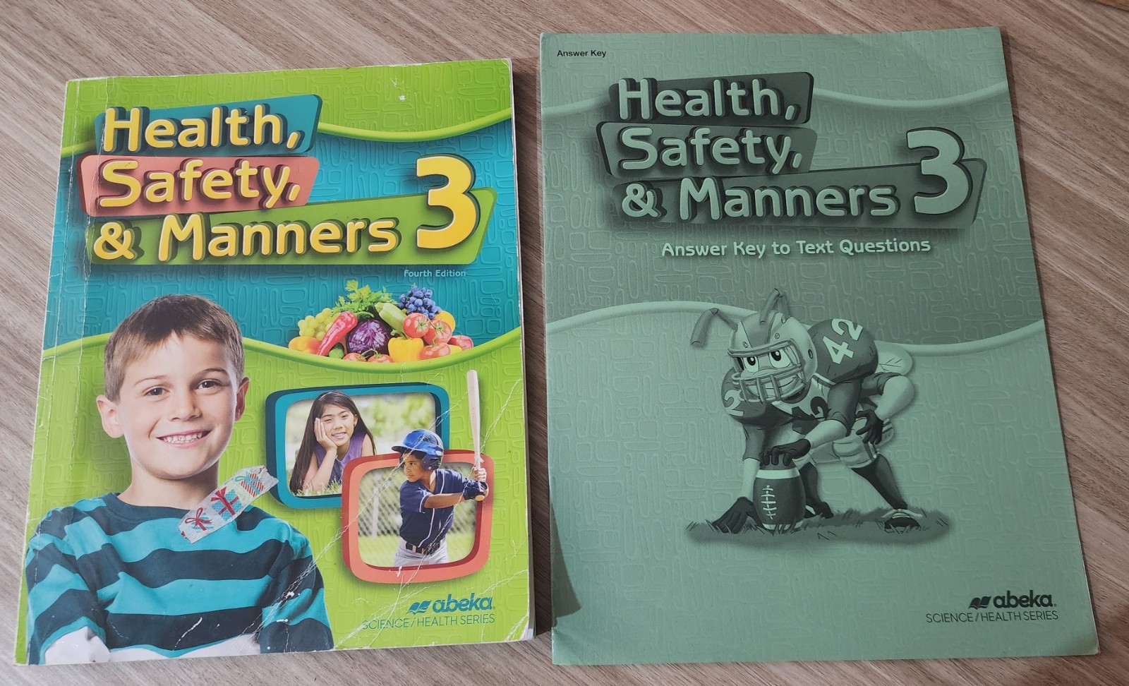 Abeka 3rd Grade Health.Safety And Manners Text 4th Edition & Answer Key To Text