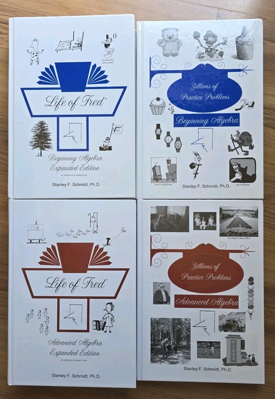 Life of Fred High School Set 1 Algebra Stanley F. Schmidt Lot
