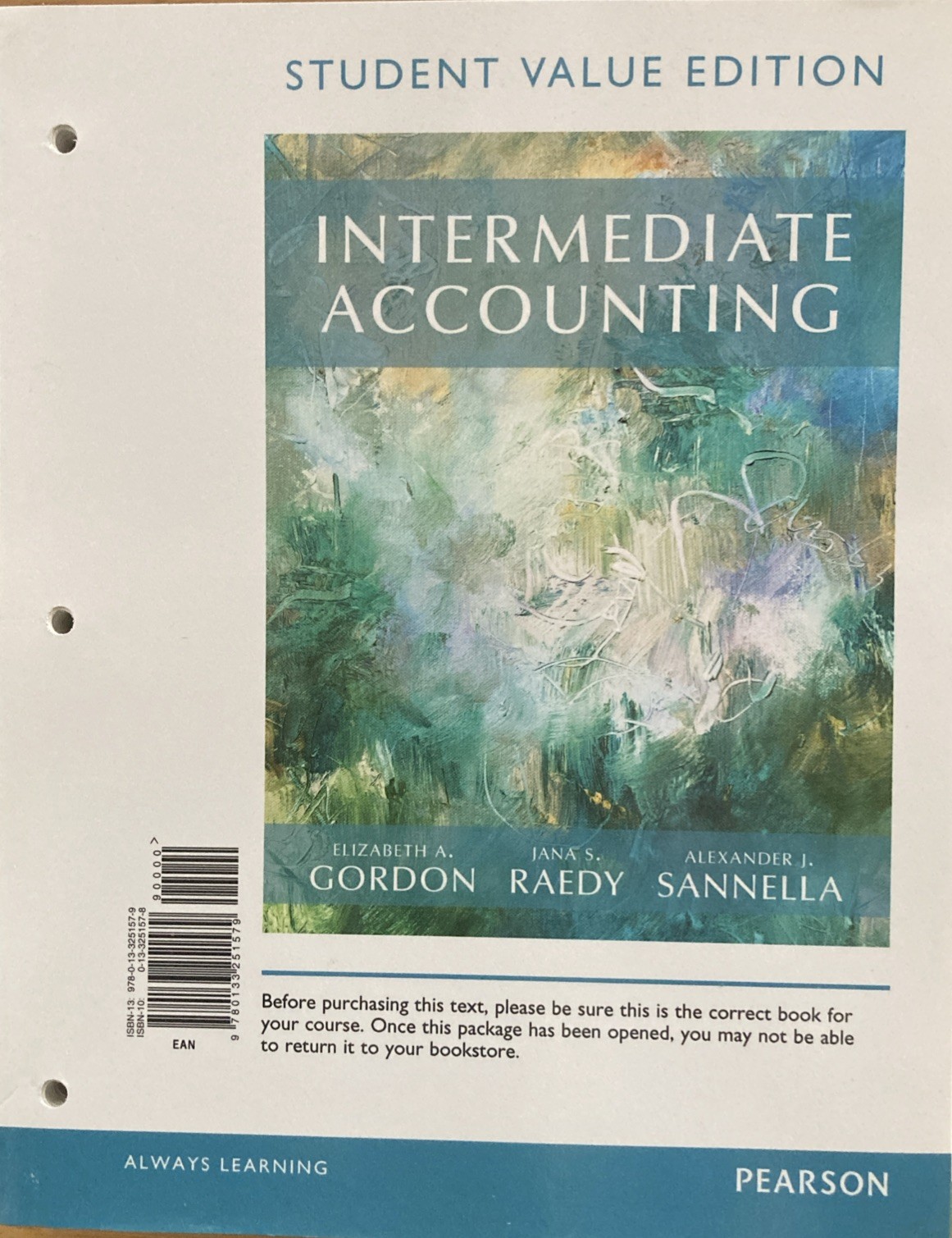 Intermediate Accounting, Student Value Edition by Elizabeth A. Gordon, Jana…