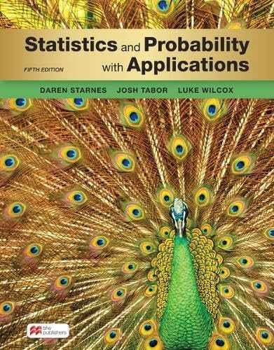 Statistics and Probability with – Hardcover, by Starnes Daren; Tabor – Very Good
