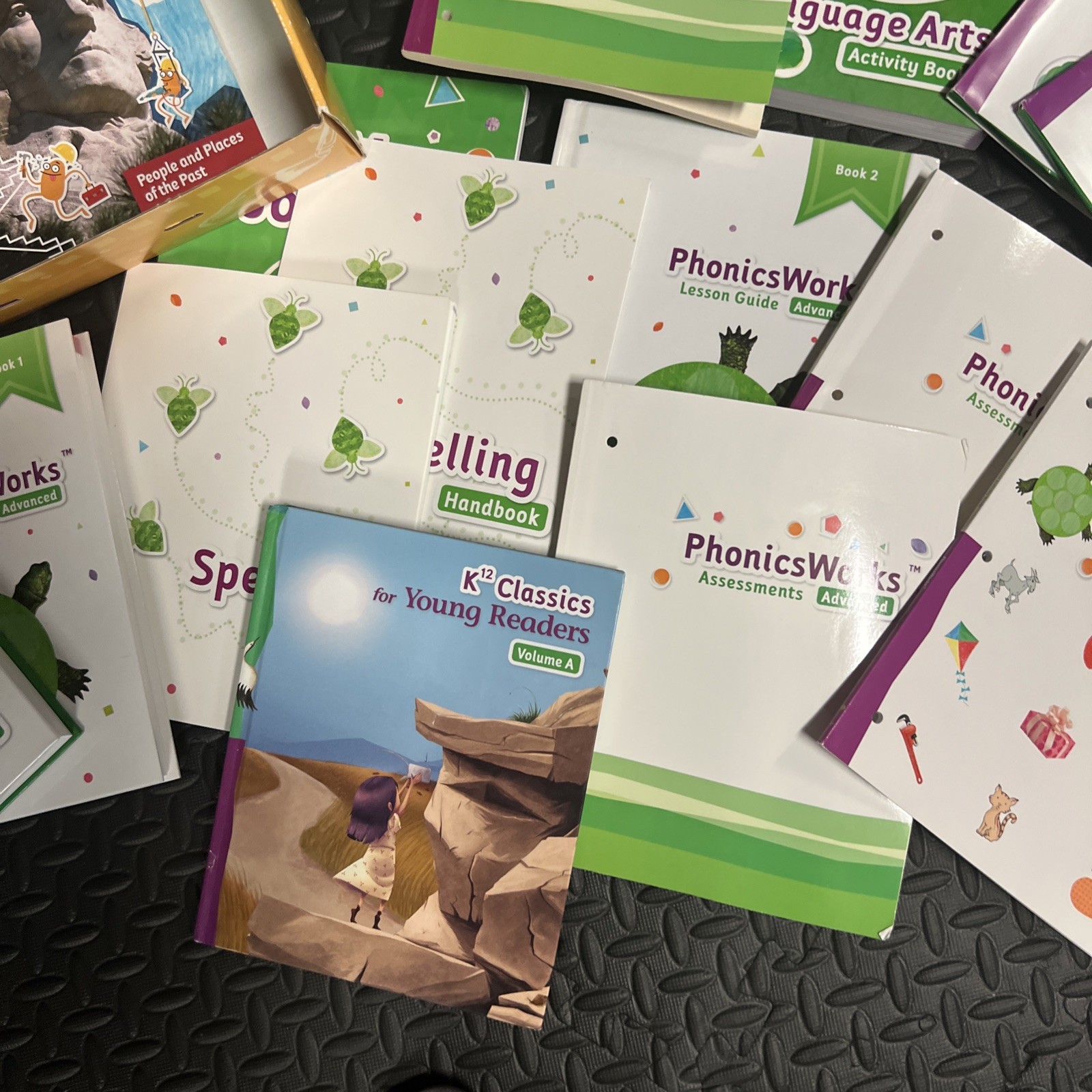 Lot Of K12 Language Arts , Phonics, Spelling, Literature , Handwriting Etc