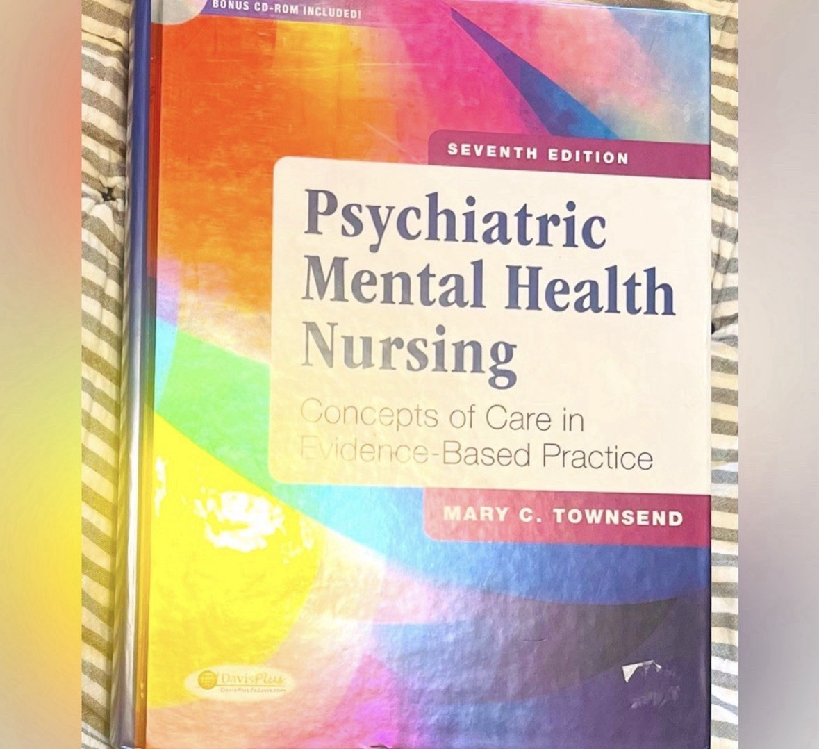 Psychiatric Mental Health Nursing 7th Ed Mary C. Townsend Hardcover CD-ROM