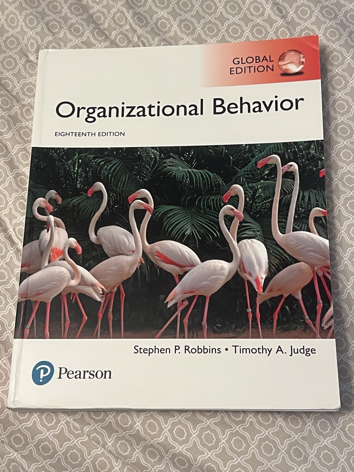 Organizational Behavior by Timothy Judge and Stephen Robbins (2018) Paperback